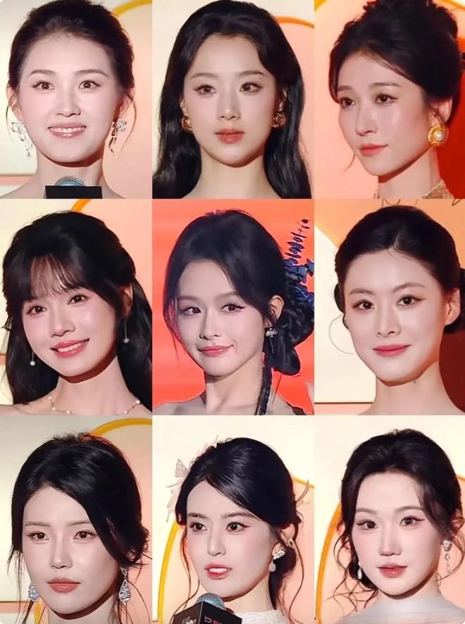 各个天生丽质颜值身材都不输内娱女星瓦力棋牌游戏短剧演员红毯：女演员们(图18)